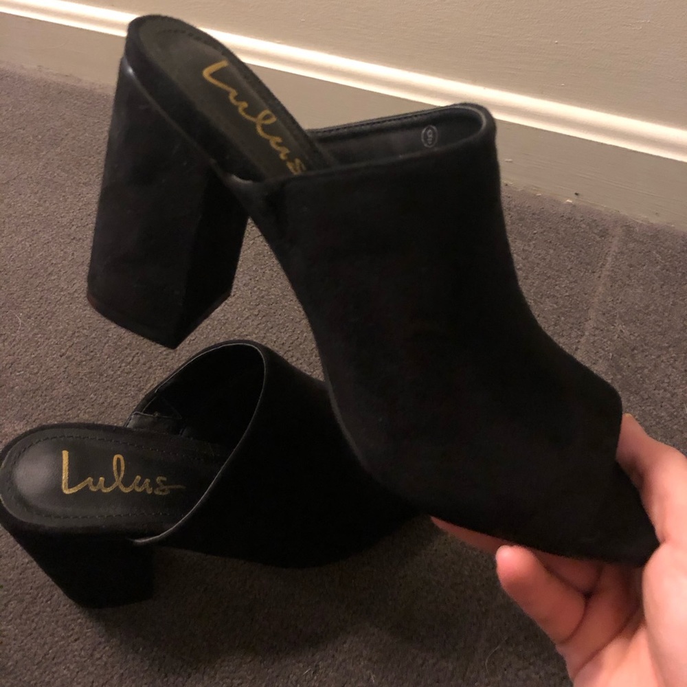 Lulus mule heels
